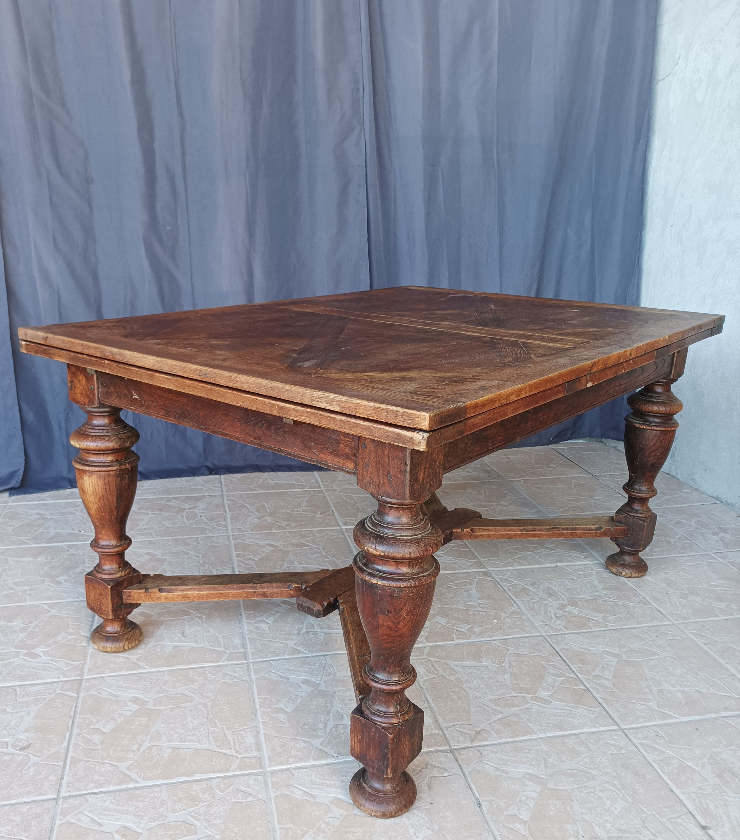 Rustic table XIXth in oak