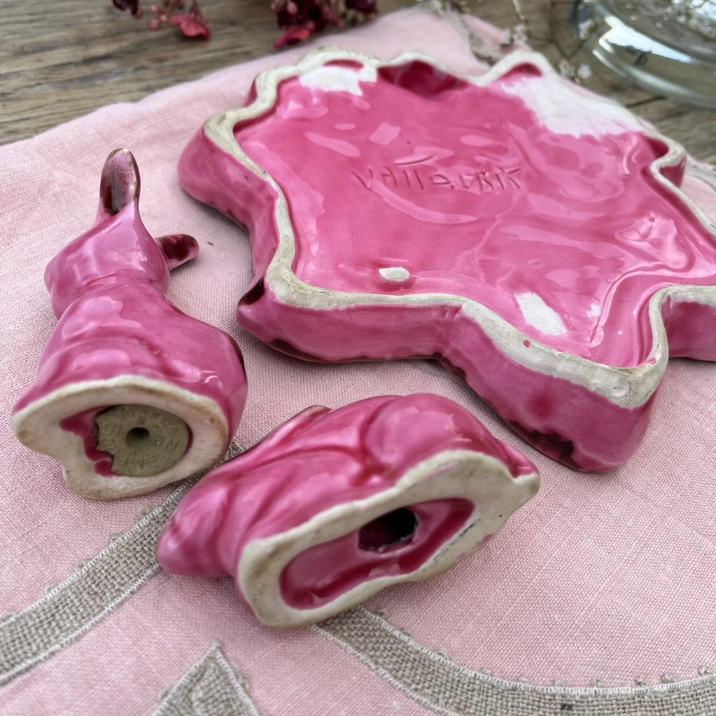 Ceramic vallauris rabbit salt shaker pepper