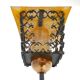 Lampadaire vintage francais tripode 1950 rockabilly metal perforee acier la