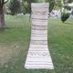 Vintage Turkish hallway rug 84x337 cm