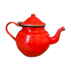 Enamelled teapot