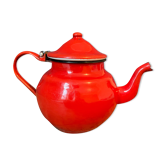 Enamelled teapot