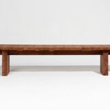 Large wooden bench