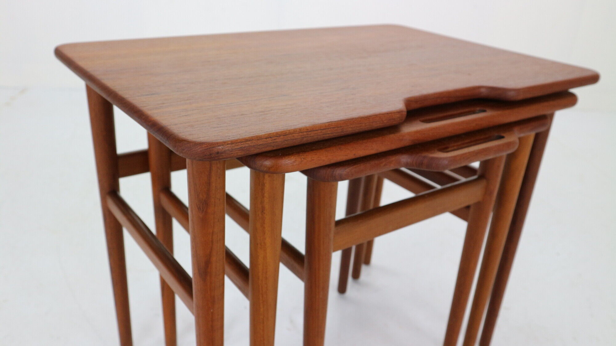 Mid-Century Modern Danish Teak Nesting by Kurt Østervig for Jason Mobler, 1960s