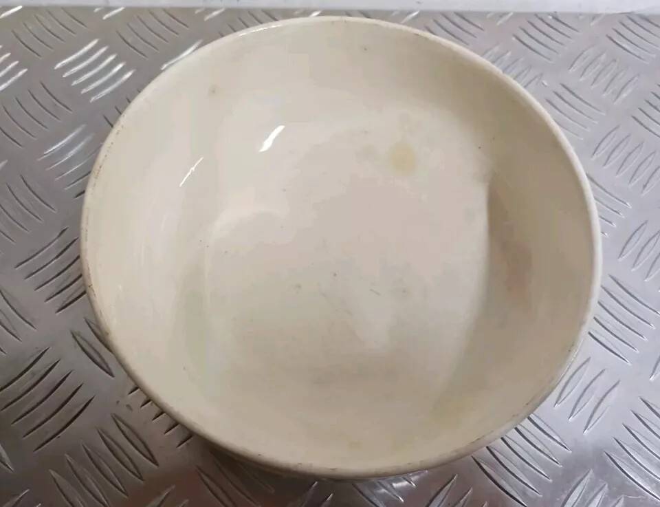 Antique Gien earthenware salad bowl