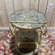 Service dessert in Louis XVI style – Brass & Faux Marble Trays – Year