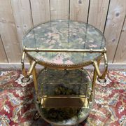 Service dessert in Louis XVI style – Brass & Faux Marble Trays – Year