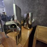 Vintage ceiling light with 4 lights, space age design.