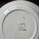 Antique Art Deco plates from the 1930s by Badonviller and Labrut brothers.