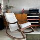 Original mid-century rocking Chair from TON, Czechoslovakia, 1960s