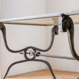 Wrought iron coffee table