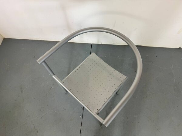 Fauteuil tubulaire style Memphis 1ère édition Von Vogelsang par Philippe Starck