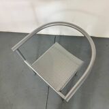 Tubular Memphis style 1st edition Von Vogelsang armchair by Philippe Starck