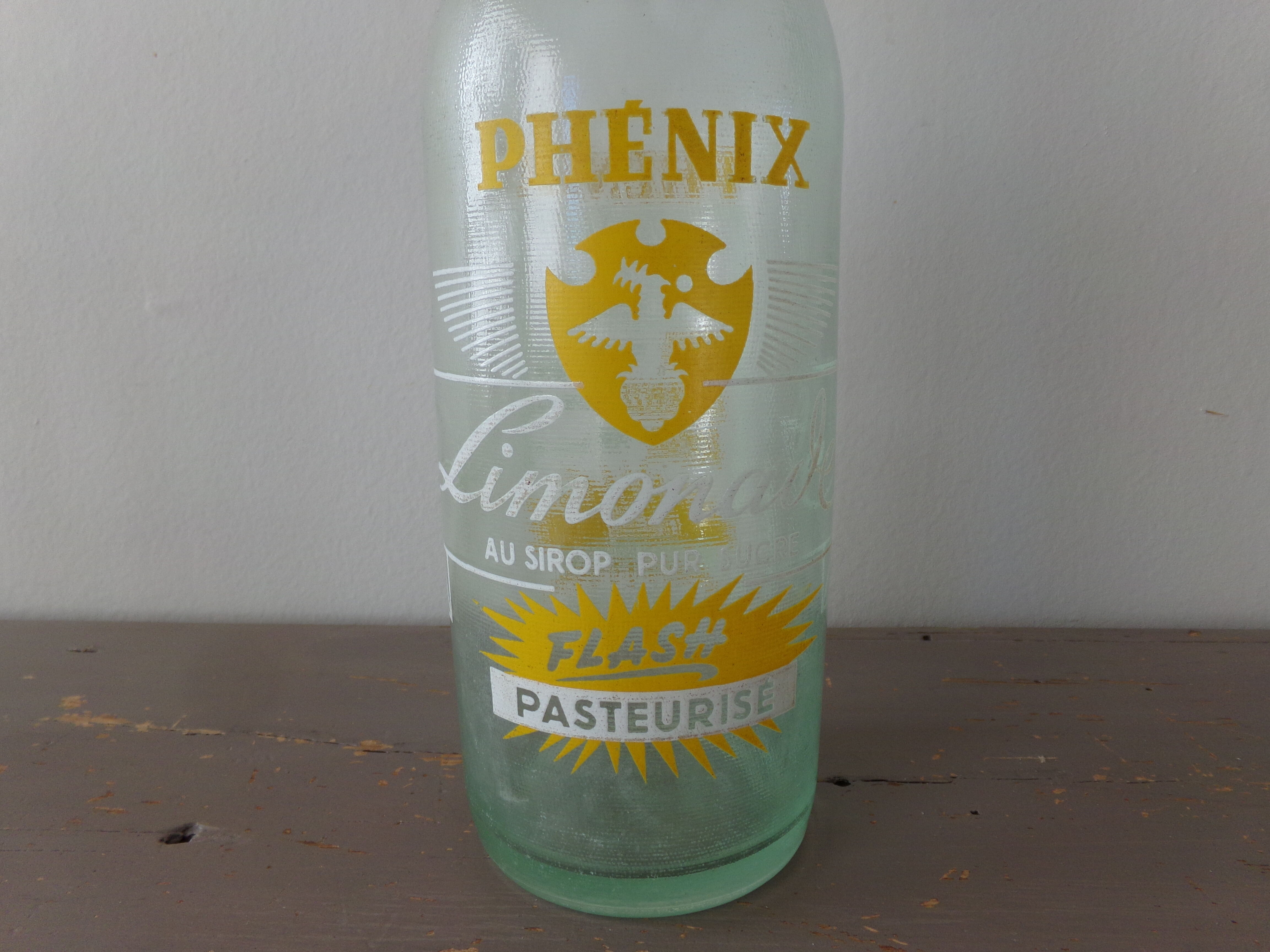 Bottle of old Phoenix lemonade