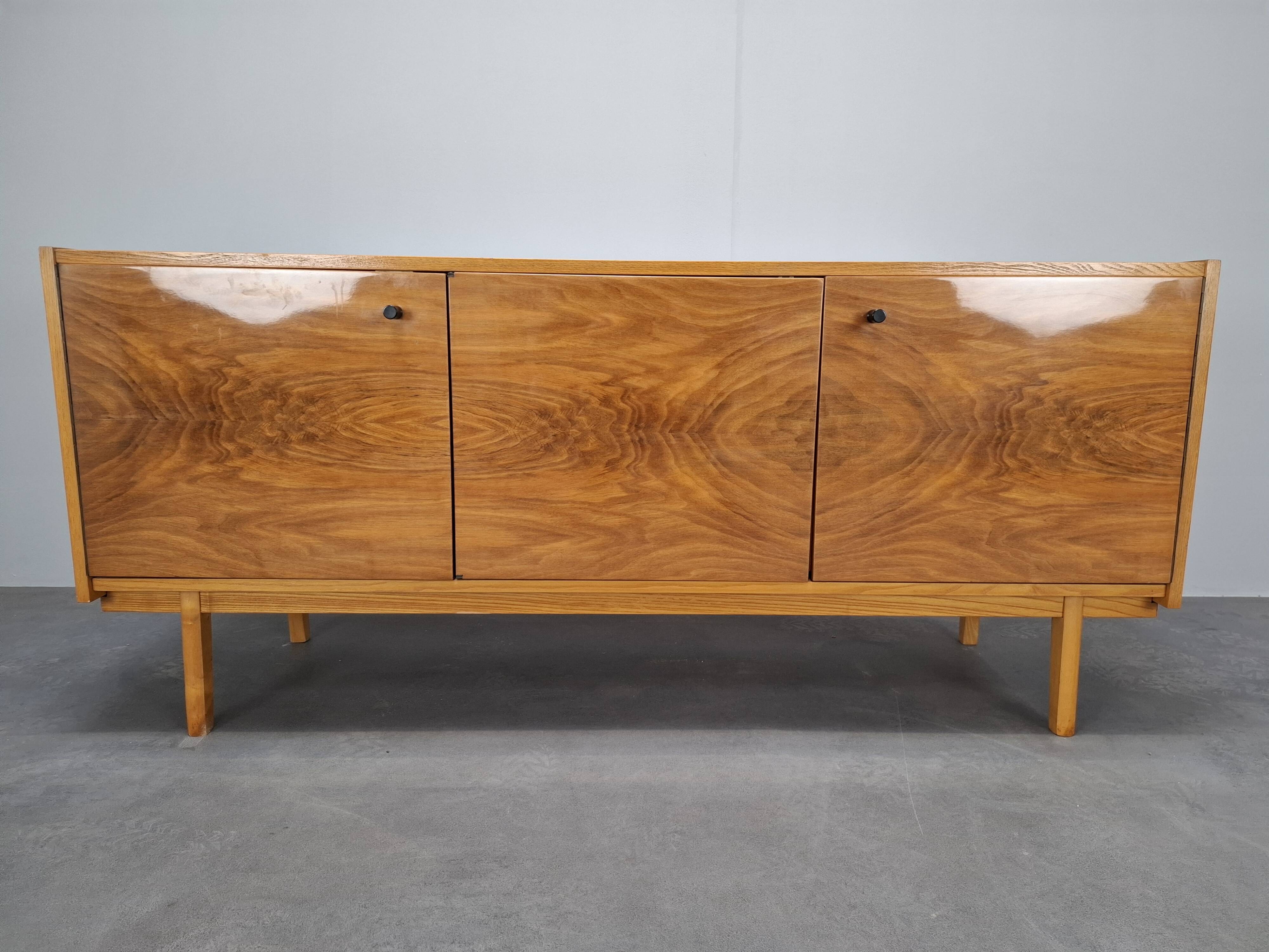 Mid-Century Modern Sideboard, Czechoslovakia, 1960s