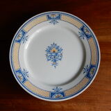 5 assiettes plates 1739 Rouen