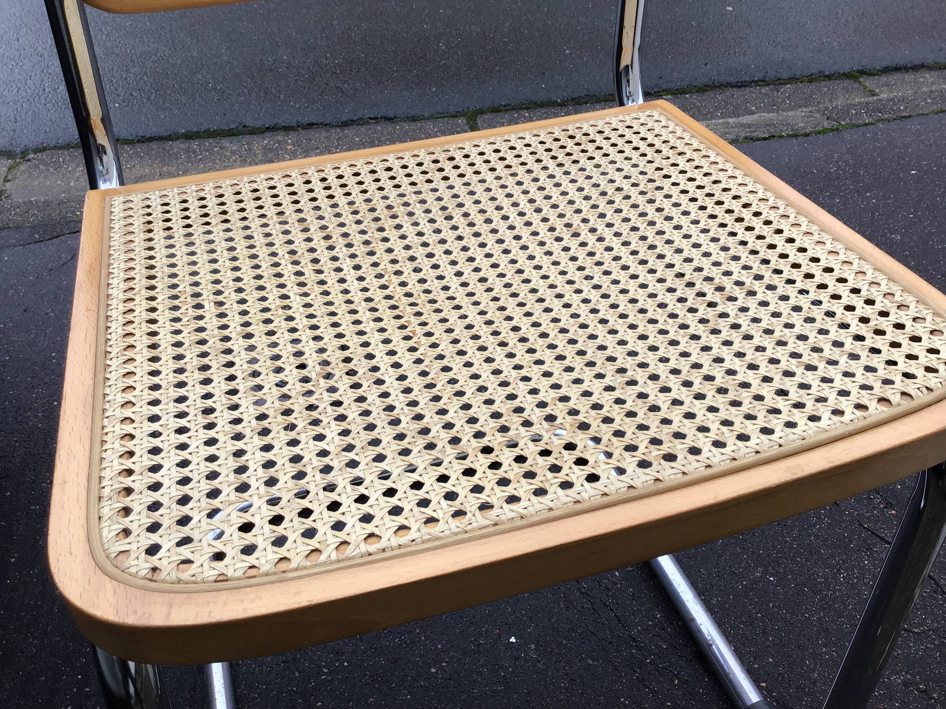 Pair of Marcel Breuer B32 chairs