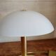 Vintage Italian table lamp, frosted glass