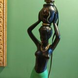 Vintage african lamp 50's