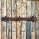 Oak wall-mounted coat rack
