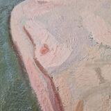 Portrait of a nude on a stool 1923