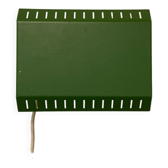 Green swivel wall lamp Scandinavian design 1950.