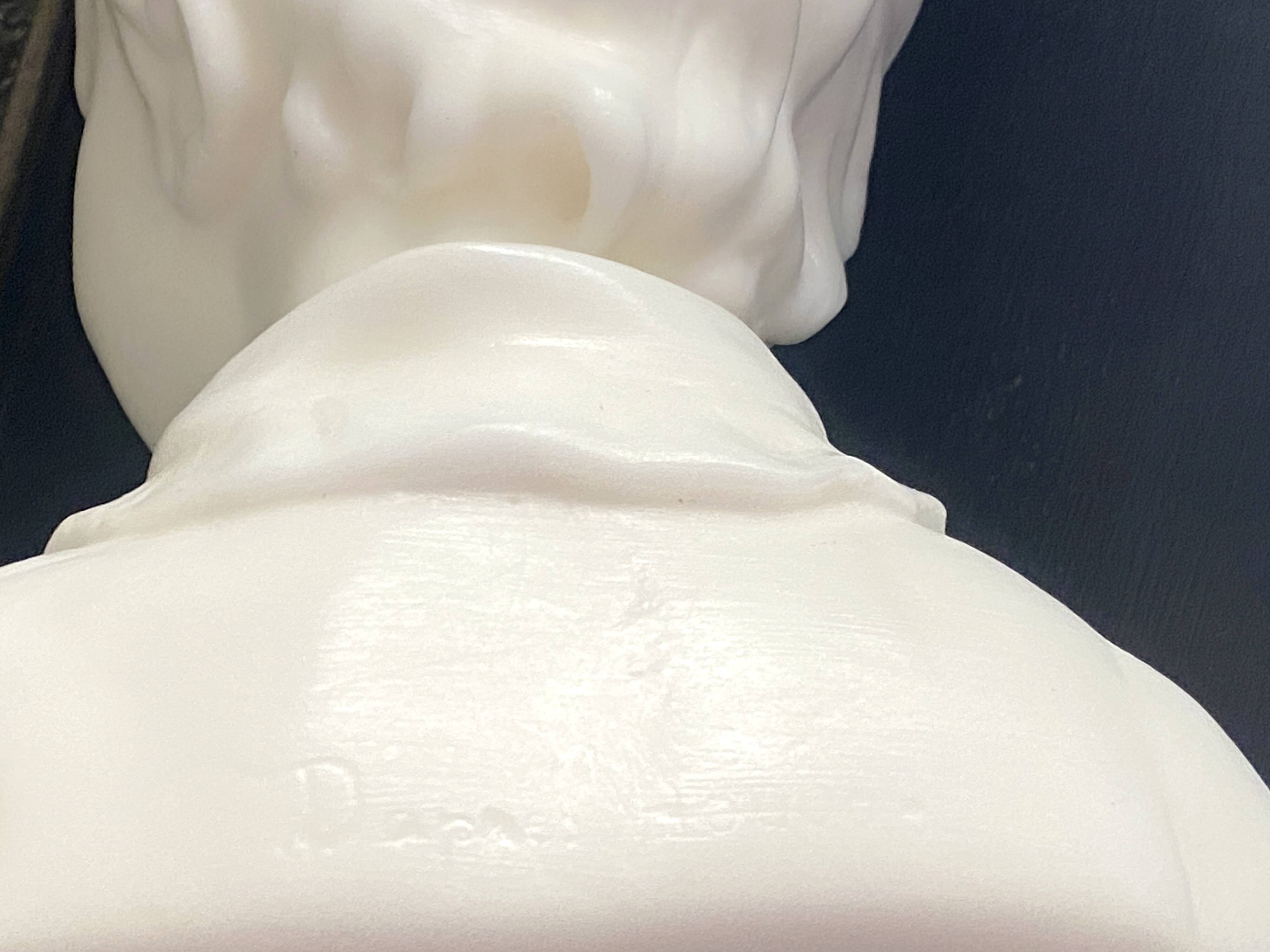 Ancient and charming sculpture depicting Louise Brongniart, daughter of the...