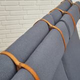 1970s, Danish design by Børge Mogensen, sofa model 2252, oak, furniture wool