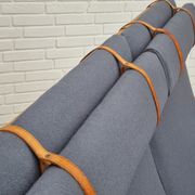 1970s, Danish design by Børge Mogensen, sofa model 2252, oak, furniture wool