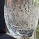 5 engraved crystal glasses
