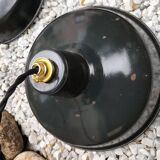 Enameled sheet metal lamps