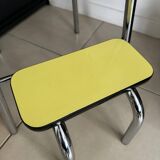 Yellow Formica step stool