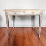 Old patinated farmhouse table