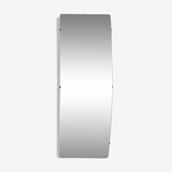 Scandinavian teak mirror 128x47cm