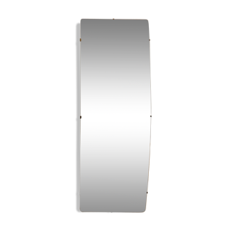 Scandinavian teak mirror 128x47cm
