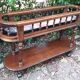Wooden planter on stand