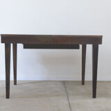 Fully renovated walnut folding dining table by Setona, 1950s