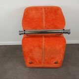Vintage orange fireside chair