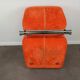 Chauffeuse vintage orange