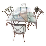 Table et 6 chaises Roche Bobois