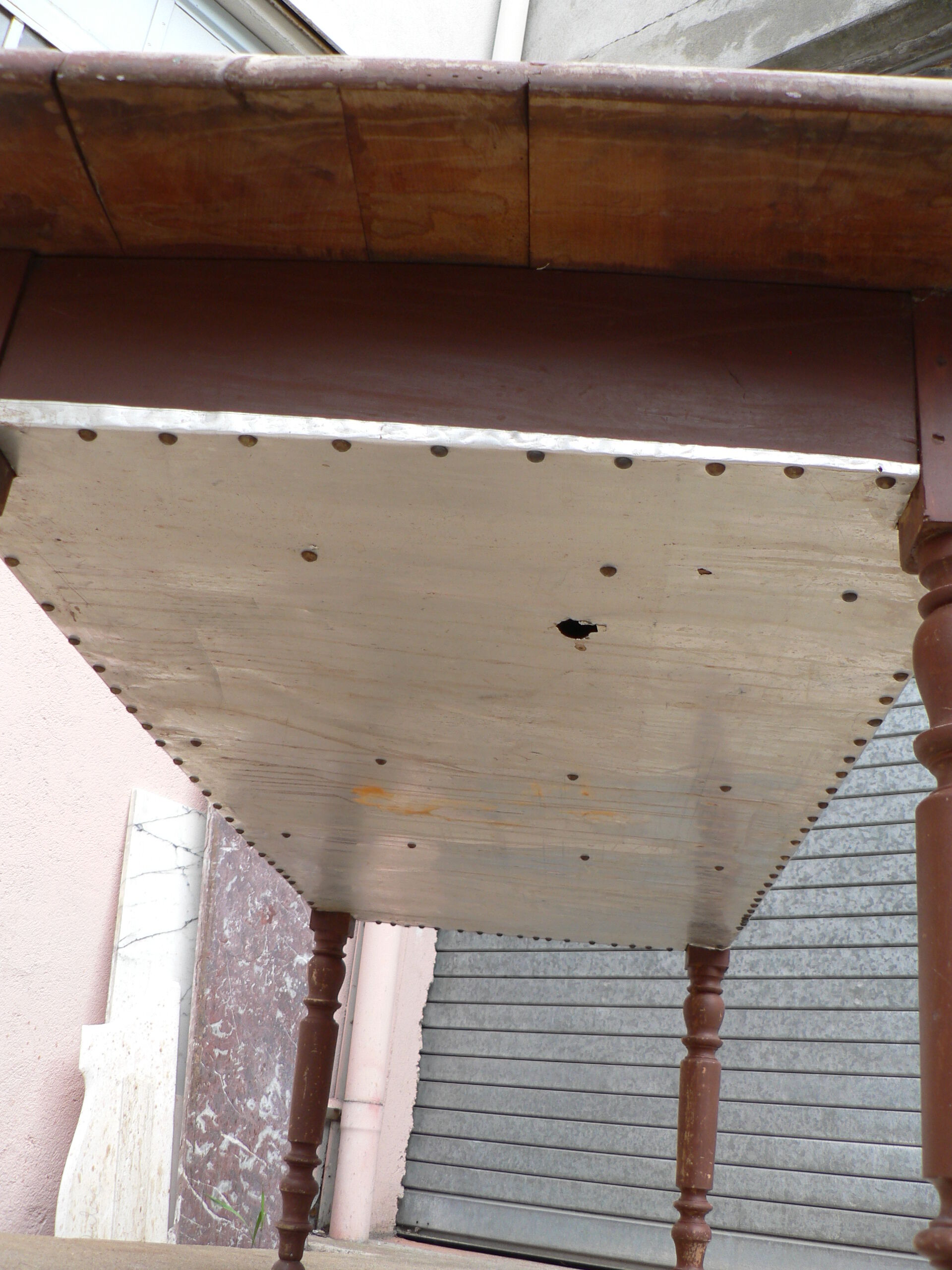 Table de ferme en noyer