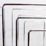 Willi Glaeser chromed metal magazine holder