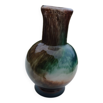 Murano glass ball vase