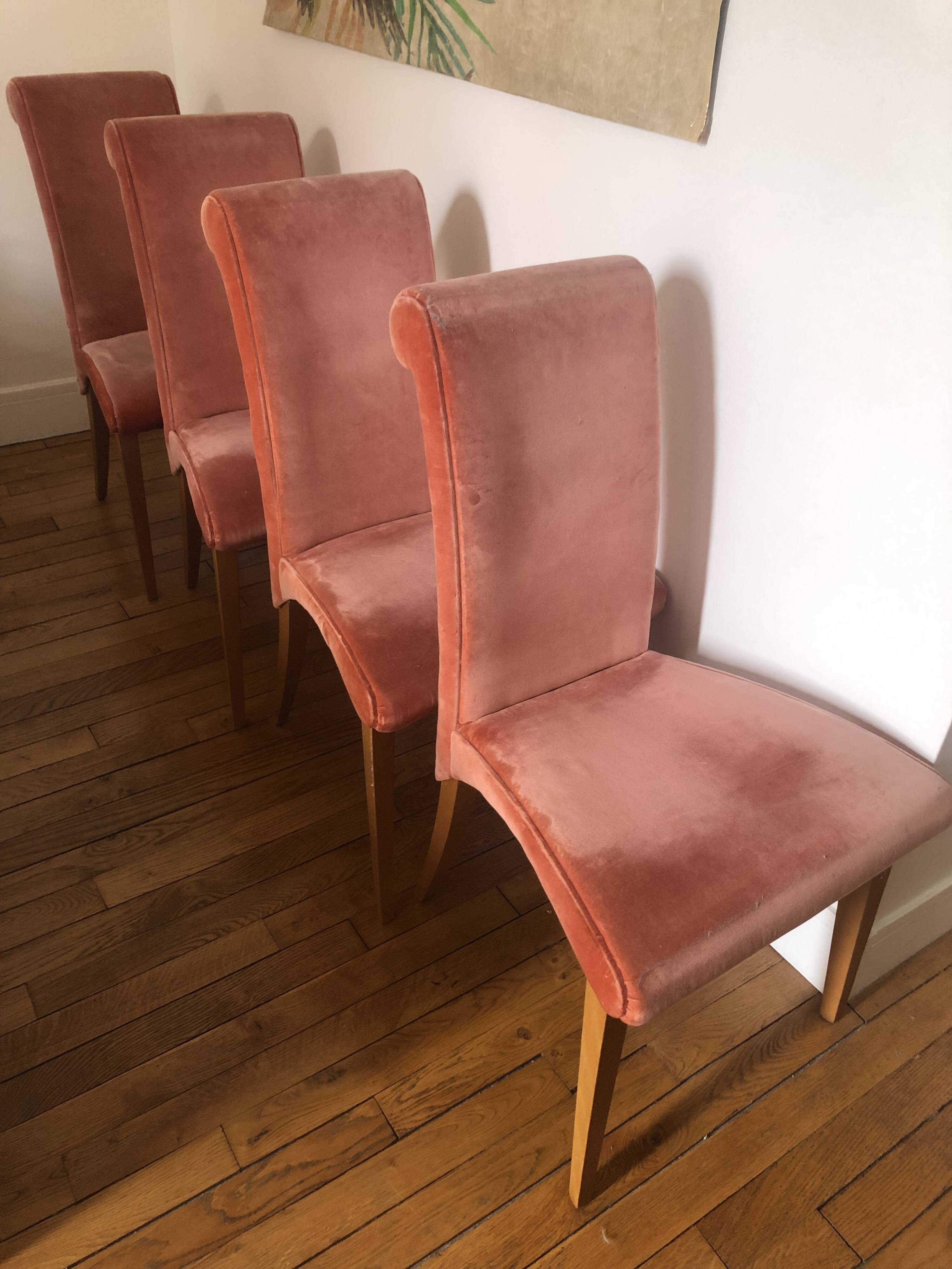 Lot de 4 chaises