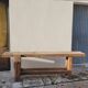 Carpenter's workbench in old solid oak - 2m50