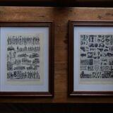 Original lithograph on oceanography