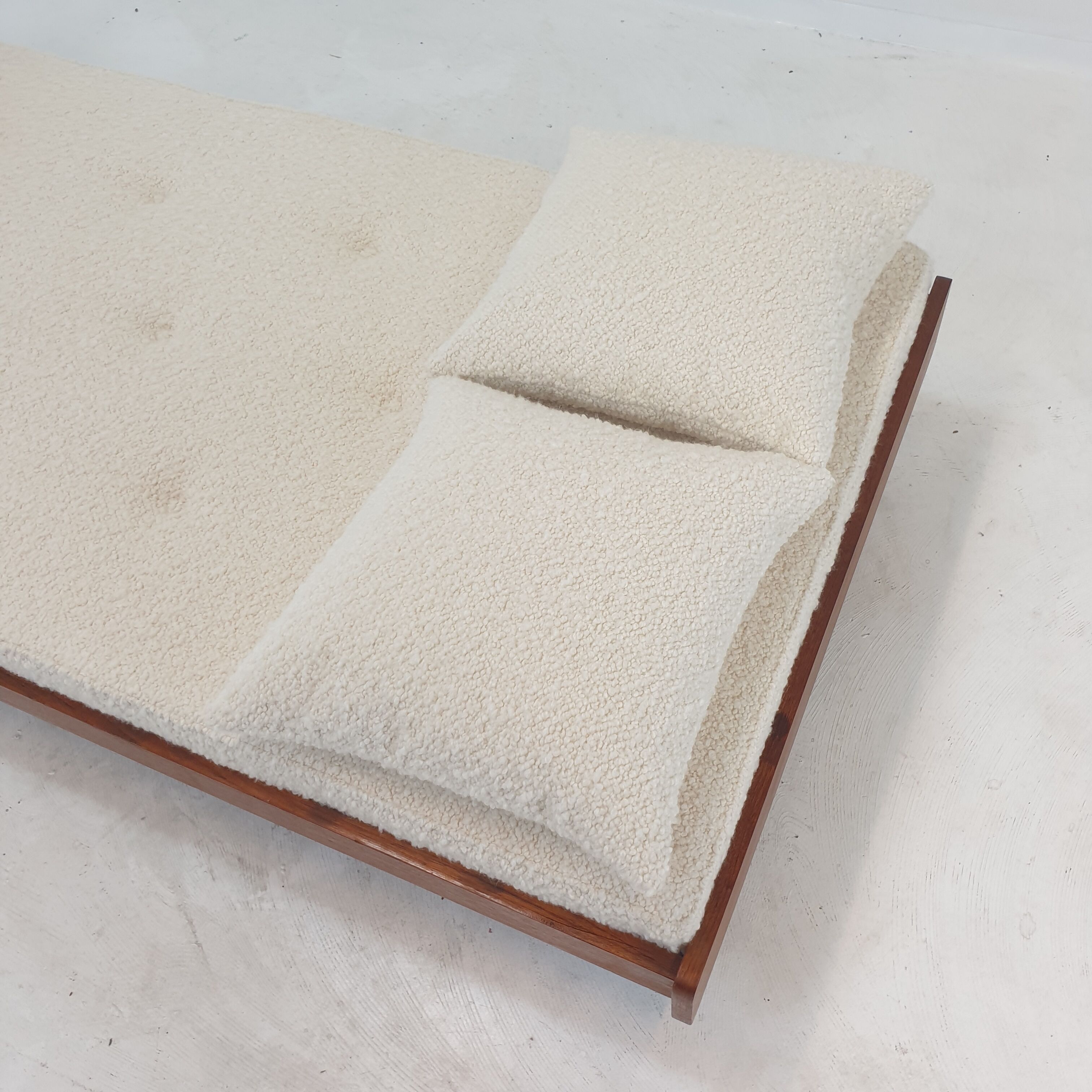 Teak Daybed with Cushions and Bolster, 1960s