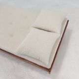 Teak Daybed with Cushions and Bolster, 1960s