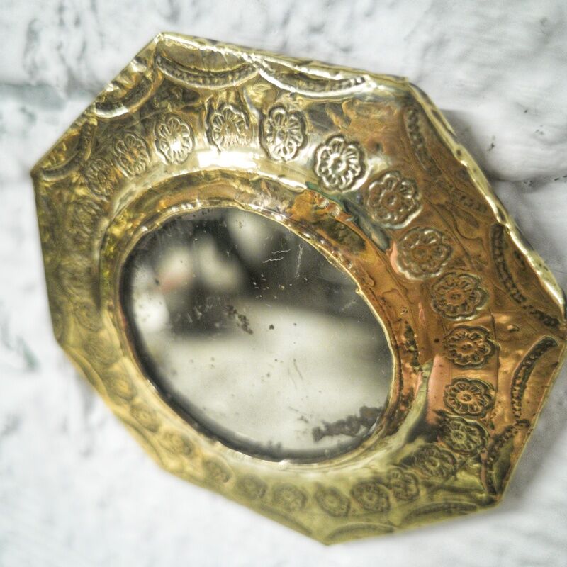 Miroir en laiton