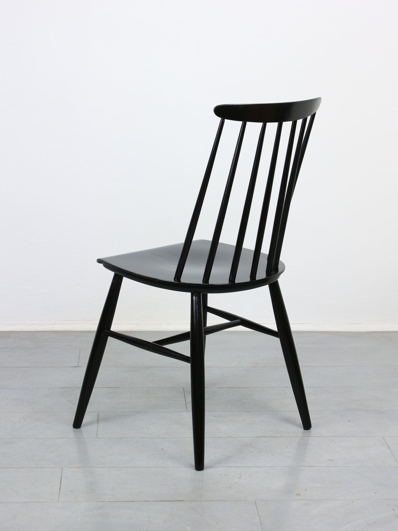 Pair of Black Fanet chair by Ilmari Tapiovaara, 1960s
